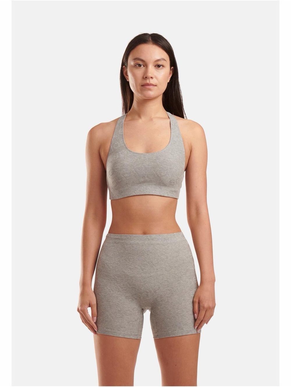 Adidas Grey TERROT FLEX COTTON RACERBACK BRALETTE Size Small
